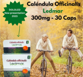 Calendula Officinalis 300mg x 30 caps * Natural Dololed New presentation*